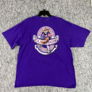 Clemson University Shirt Mens X-Large Purple College football Rubbin Rock Alumni